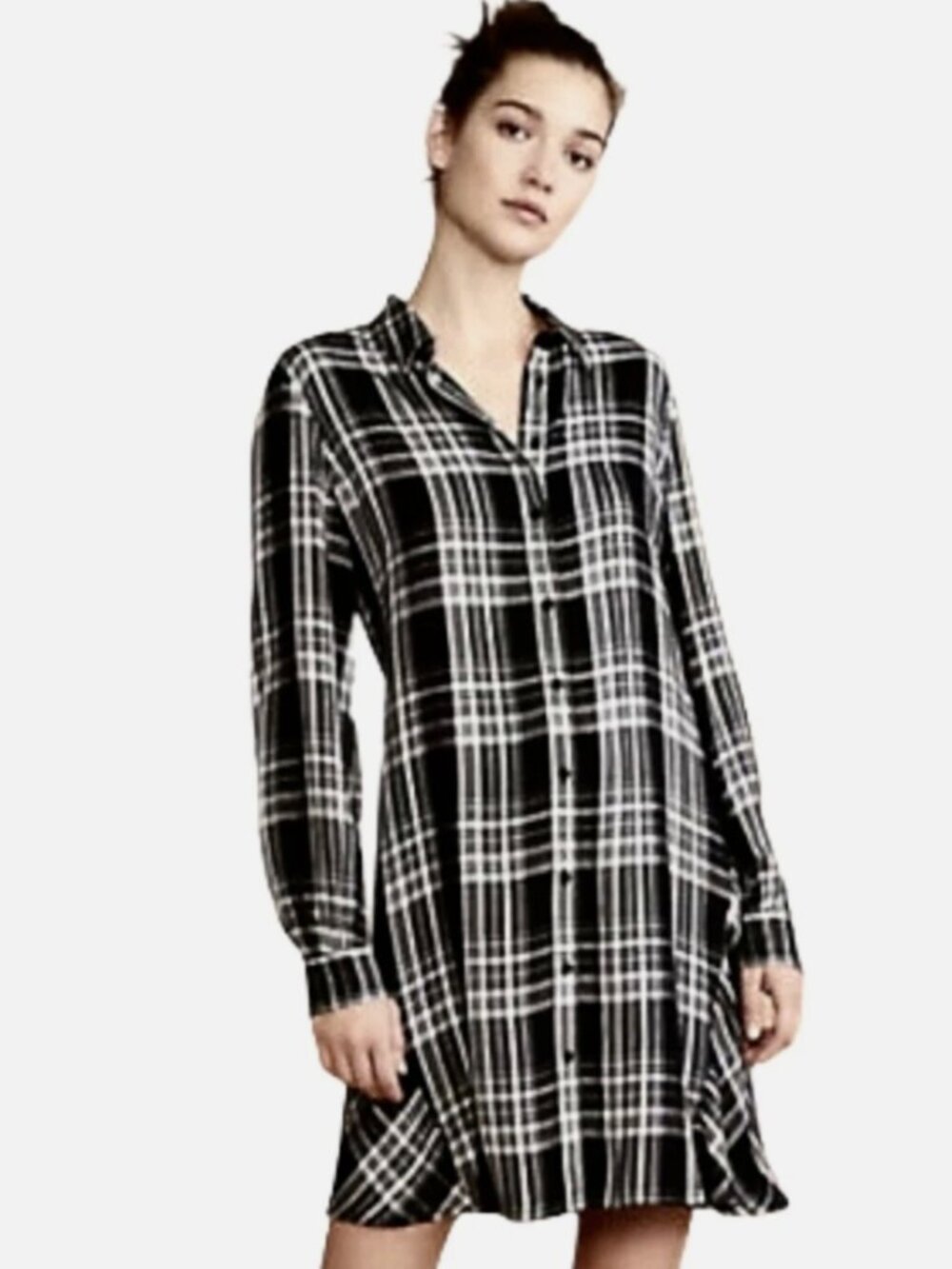 Loft (Lou and Grey) Button Up Shirt Dress Size Medium